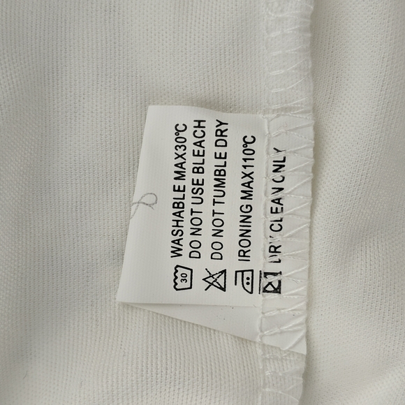 Lioness Dress Size Medium White Lined Cap Sleeves Zip-up Back Lace Fringe BNWT - Picture 8 of 8